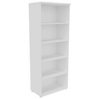 Bibliothèque Offnen ouverte 4 tablettes 80 x 201 cm blanc - Image principale