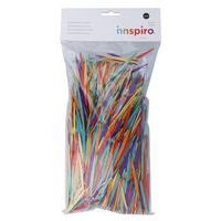 Maxi pack de 2500 cure-dents plats coloris assortis 65mm - Image principale