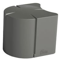 Pouf ovale Connexio - gris quartz - Image principale