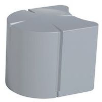 Pouf ovale Connexio - gris fenêtre - Image principale