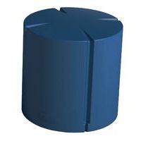 Pouf rond Connexio - bleu cobalt - Image 4