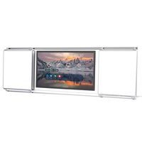 Tableau blanc coulissant composé de 4 panneaux pour ENI - Image 3