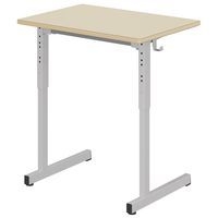 Table Gange 70x50cm fixe régl. T3 à T6 strat. Ch. alaisés - Mobidecor - Image principale