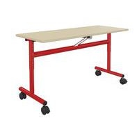 Table 130x50cm rabattable régl. T3 à T6 strat. Ch. alaisés - Mobidecor - Image principale