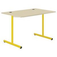 Table info Hubbe prof. 80 cm T6 mélaminé chants polypro. - Mobidecor - Image principale