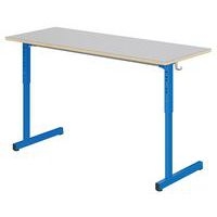 Table Gange 130 x 50 cm régl.T3 à T6 strat chants alaisés - Mobidecor - Image 2