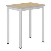 Table Carélie 70 x 50 cm fixe stratifié hêtre chants polyuréthane - Image 2