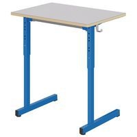 Table Gange 70x50cm fixe régl. T3 à T6 strat. Ch. alaisés - Mobidecor - Image 3