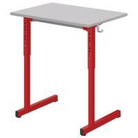 Table Gange 70x50cm fixe régl. T3 à T6 méla ch. polypro. - Mobidecor - Image 2