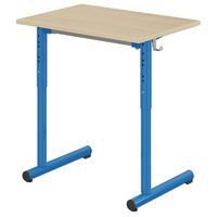 Table Tage réglable 70x50cm T3 à T6 méla. chants polypro. - Mobidecor - Image 3