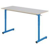 Table Tage réglable 130x50cm T3 à T6 strat ch. alaisés - Mobidecor - Image 2