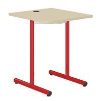 Table info Hubbe prof. 70 cm T6 mélaminé chants polypro. - Mobidecor - Image 3