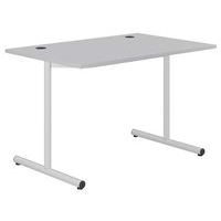 Table info Hubbe prof. 80 cm T6 mélaminé chants polypro. - Mobidecor - Image 2