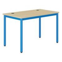 Table Info prof 70 cm T6 passe câble strat. chants polypro- Mobidecor - Image 3