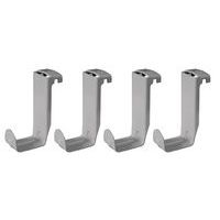 Lot de 4 crochets porte cartable pour table Gange - Tage - Lem - gris - Image principale
