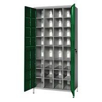 Armoire de stockage 32 téléphones/tablettes Gris/Vert - Manutan Expert - Image 3