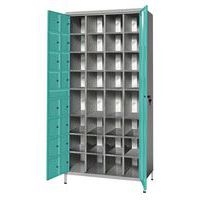 Armoire de stockage 32 téléphones/tablettes Gris/Vert amande - Manutan Expert - Image 3