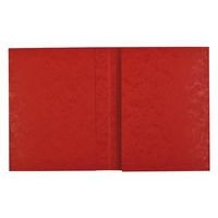 Protège-cahier 24x32 carte lustrée rouge - Image principale