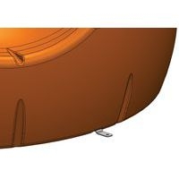 Kit de fixation 4 platines inox pour banquette Connexio Duo 2 places - Image 2