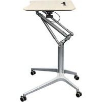 Mini bureau avec plateau rabattable sur roulettes - Image 2