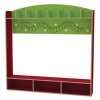 Meuble vestiaire Zébulon avec patères et casiers - Image principale