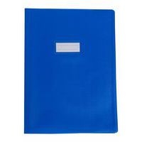 Protège-cahier A4 plastique épais épaisseur: 20/100e - Bleu - Image principale