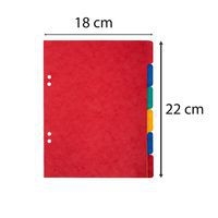 Jeu 6 intercalaires carte lustrée 17 x 22 cm - Image 3