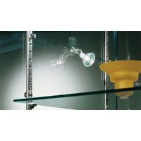 Vitrine Easy E5 avec éclairage Lxhxp: 52 x 182 x 47 cm socle Merisier - Image 2