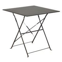 Guéridon Cuba 70 x 70 cm, châssis grey/plateau grey - Image principale