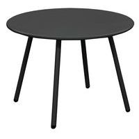 Table basse Rio Ø 50 cm, châssis graphite/plateau graphite - Image principale