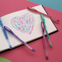 Pochette 5 feutres pailletés Signo - Image 2