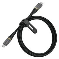 Câble Premium tressé et renforcé USB-A à USB-C 2m noir - Image principale