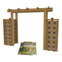 Pack complet : pergola potagère 2 tours - terreau - graines - Image principale