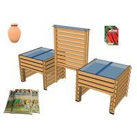 Ensemble 2 potagers à hauteur et panneau d'affichage - Image 2