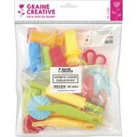 Lot 17 outils plastique pour modelage - Image 2