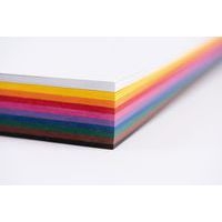 Paquet 100 feuilles dessin 21x29.7 cm  180g couleurs assorties Folia - Image 4