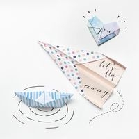 Pochette 50 feuilles 21x29.7 cm papier origami 80g imprimés assorties - Image 4