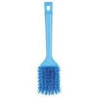 Lot de 10 Brosse à main manche court, 300 mm, dur, bleu - Image 2