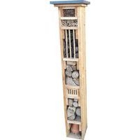 Tour hôtel à insectes toiture plate 165 cm - Image principale