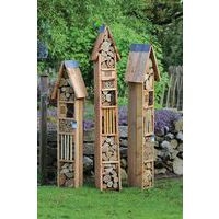 Tour hotel à insectes toiture pointue Carre Serre - Image 2