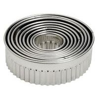 Découpoir rond cannelé de 9 emporte pièces Inox - Lacor - Image principale