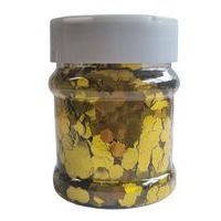 Paillettes Nid D'abeille 100g or en pot plastique - Image principale