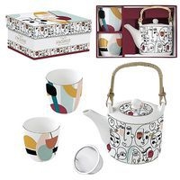 Coffret Théière + 2 gobelets Modernism - Coffee Mania - Easy Life - Image principale