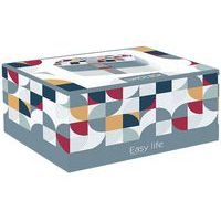 Boîte repas 2 compartiments Gris - Lunch Box - Easy Life - Image 2