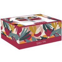 Boîte repas 2 compartiments Rouge - Lunch Box - Easy Life - Image 2