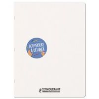Cahier couverture personnalisable piqûre 96 pages seyes - 90g - Image 2