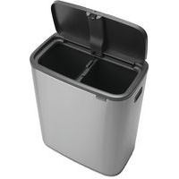Poubelle Touch BO 2x30L inox mat - Image 2
