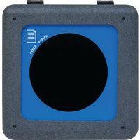 Poubelle circulaire BrickBin 65L Papier Gris/blue - Image 2