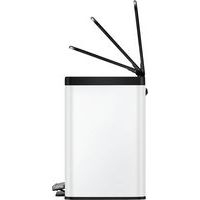Poubelle à pédale Essential Recycler Step Bin 20+9 L blanc - Image 2