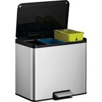 Poubelle à pédale Essential Recycler Step Bin 9+9+9 L inox m - Image 8